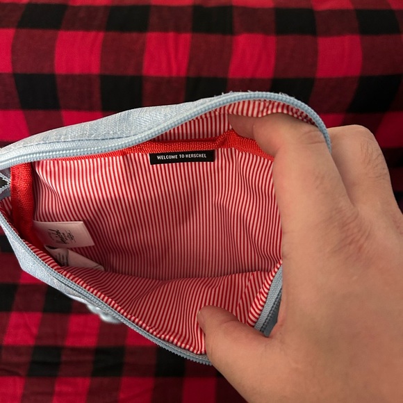 SOLD-Herschel Supply Company Light Blue Belt Bag - Picture 3 of 3